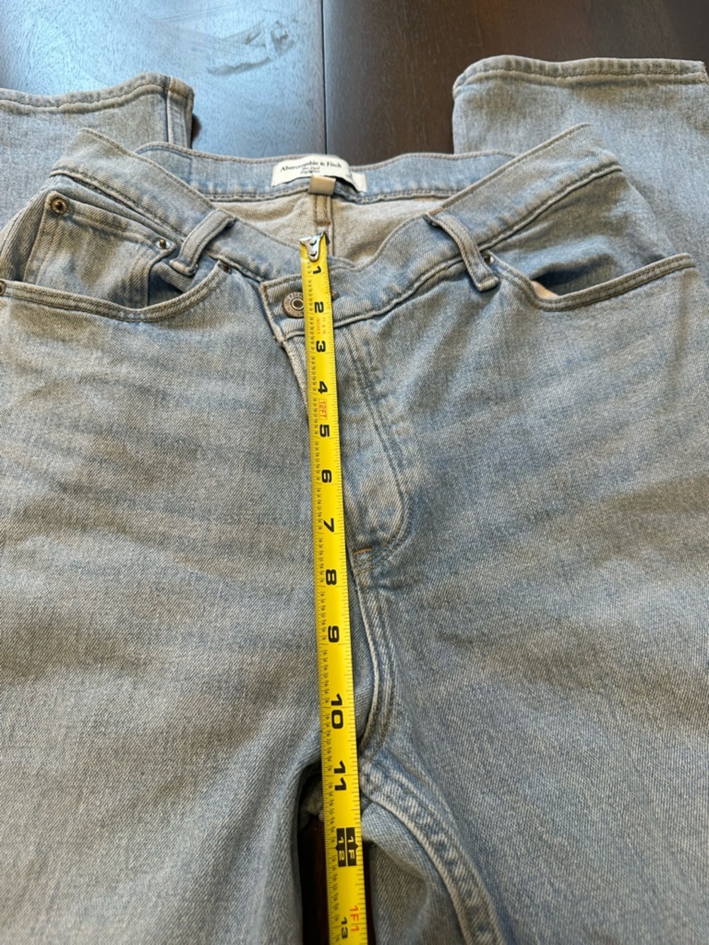Abercrombie & Fitch The Dad High Rise Curve Love Jean - Picture 9 of 10